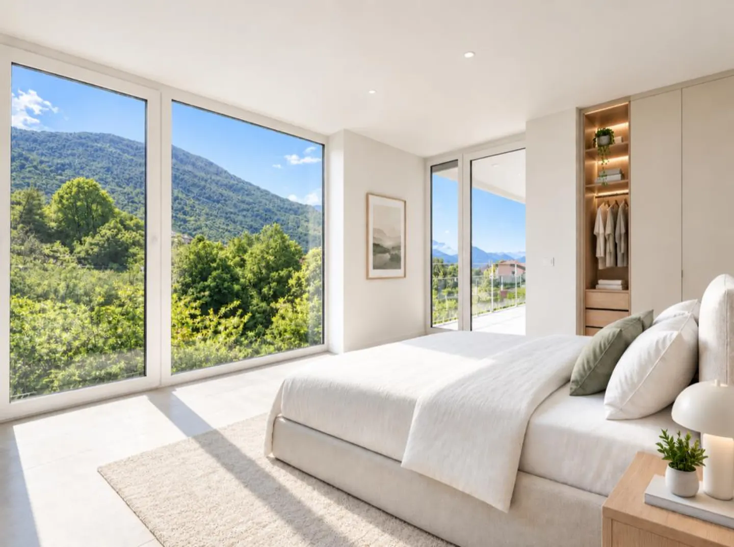 Wohnung mit Terrasse und herrlichem Blick auf Lugano und die Berge - Foto 6 von 6