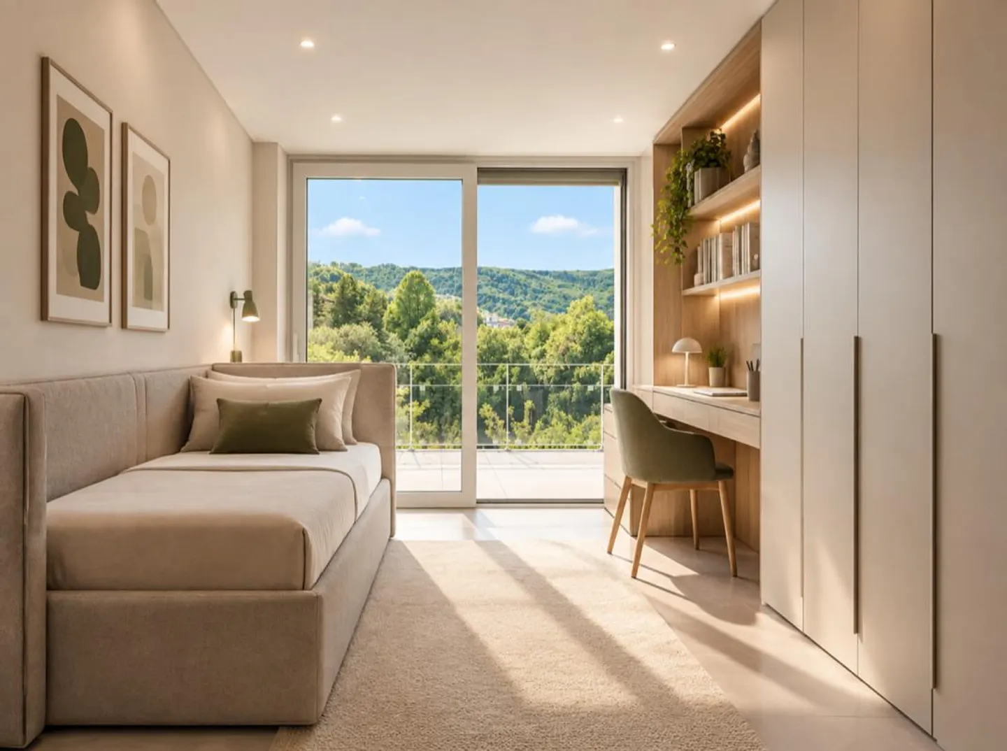 Wohnung mit Terrasse und herrlichem Blick auf Lugano und die Berge - Foto 4 von 6