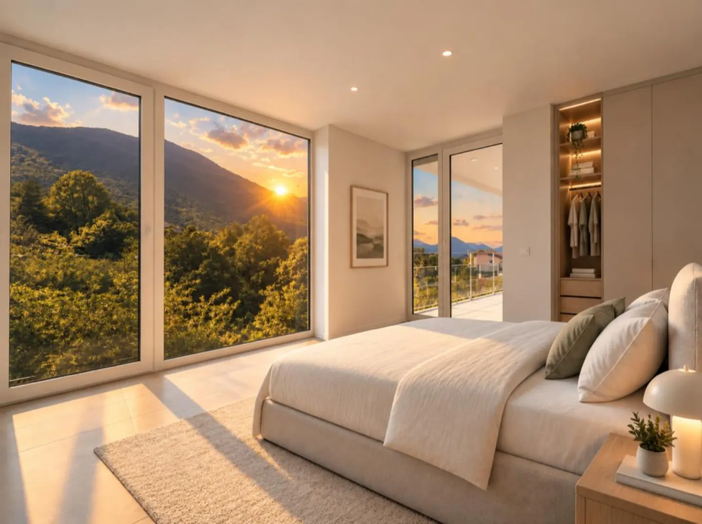 Wohnung mit Terrasse und herrlichem Blick auf Lugano und die Berge - Foto 5 von 6