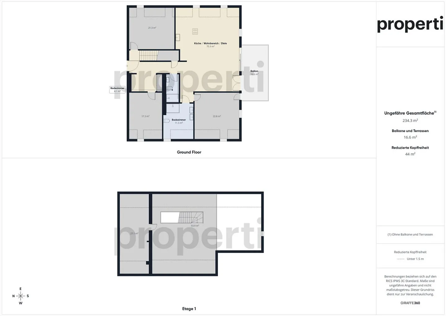 Moderne Maisonette mit Balkon - Foto 8 von 9