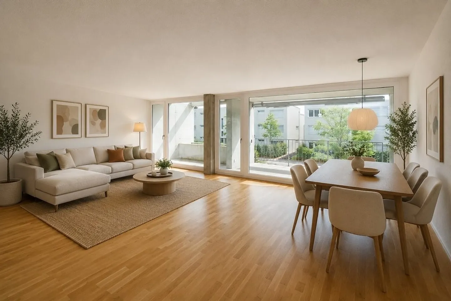 Gemütliche Wohnung mit grossem Balkon - Foto 2 von 8