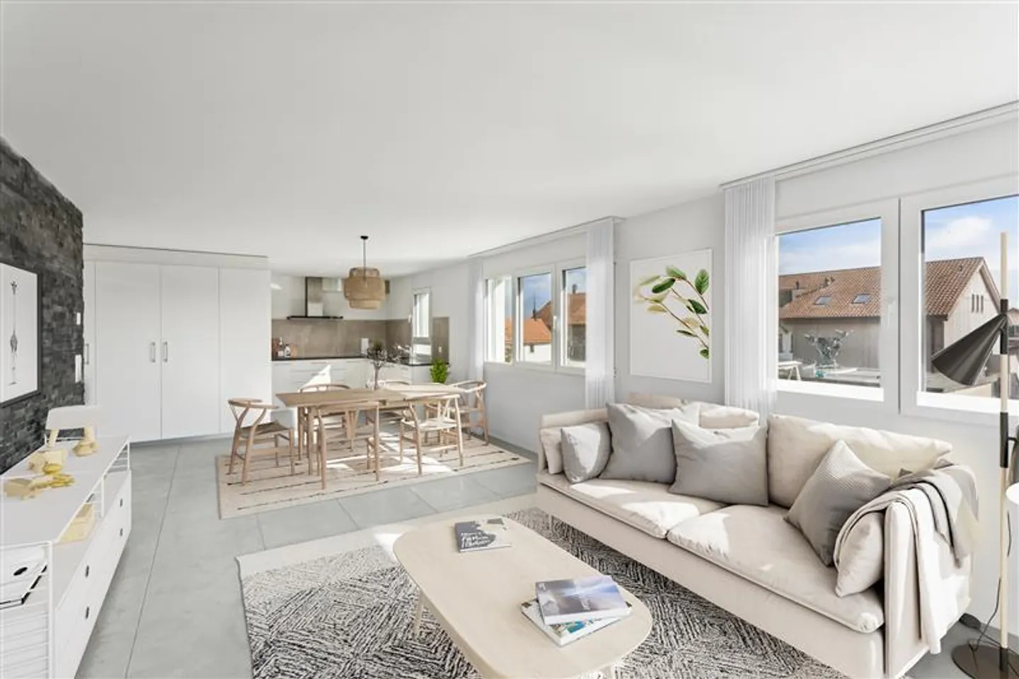 EXCLUSIVITY! Beautiful 4.5-room apartment in the heart of the village - Photo 2 of 9