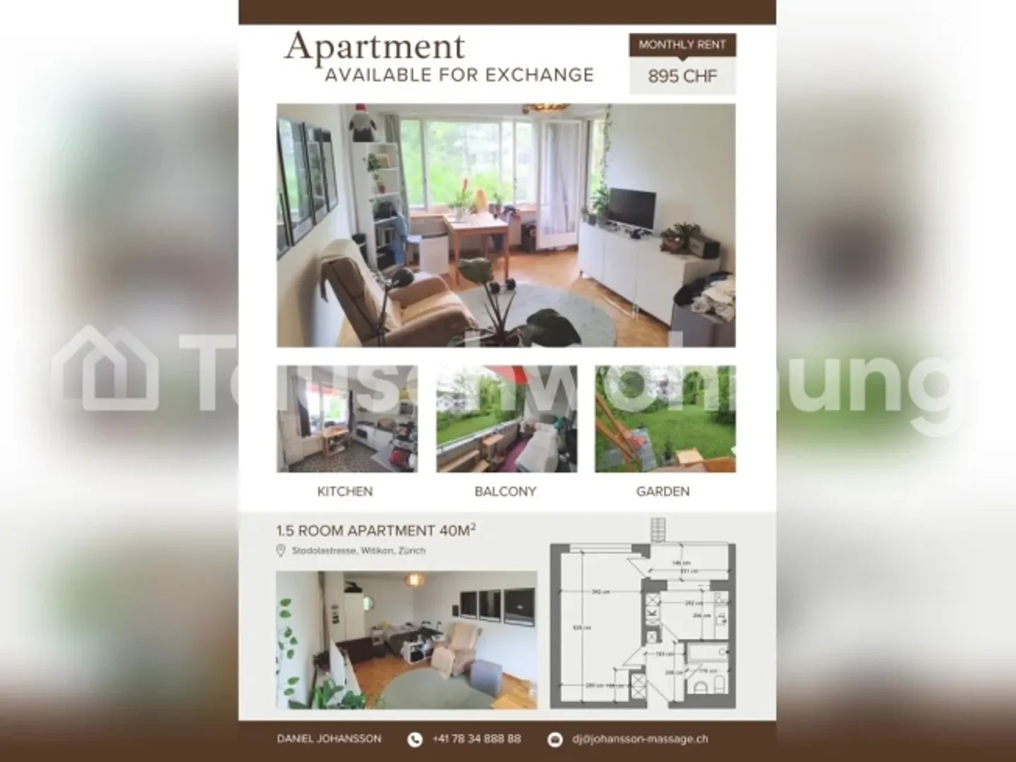 Appartement Douillet avec Jardin - Photo 1 sur 1