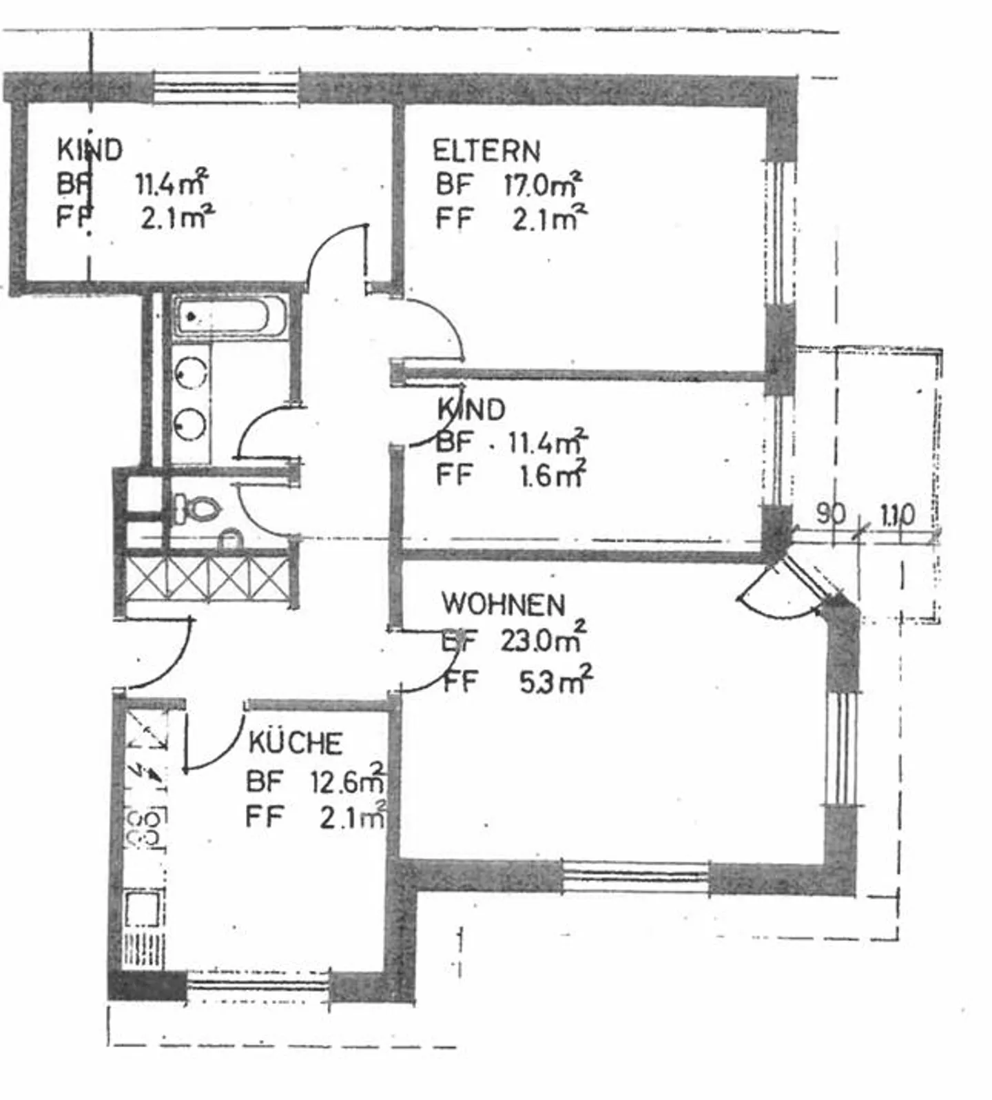 Ampio appartamento 4.5 locali - Foto 3 di 3