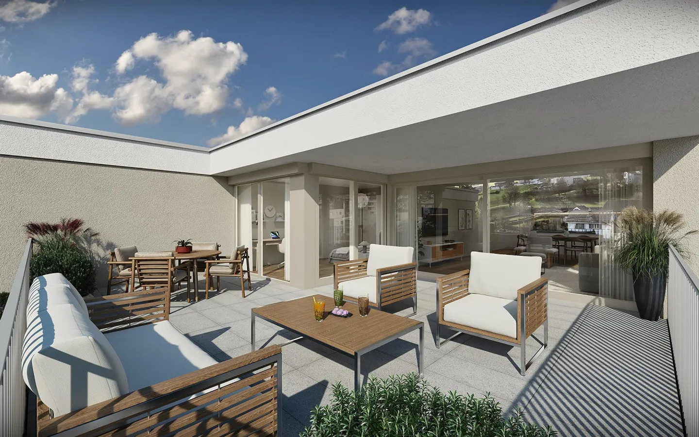 Appartement penthouse attrayant de 3,5 pièces dans le nouveau projet Bachgarten - Photo 11 sur 12