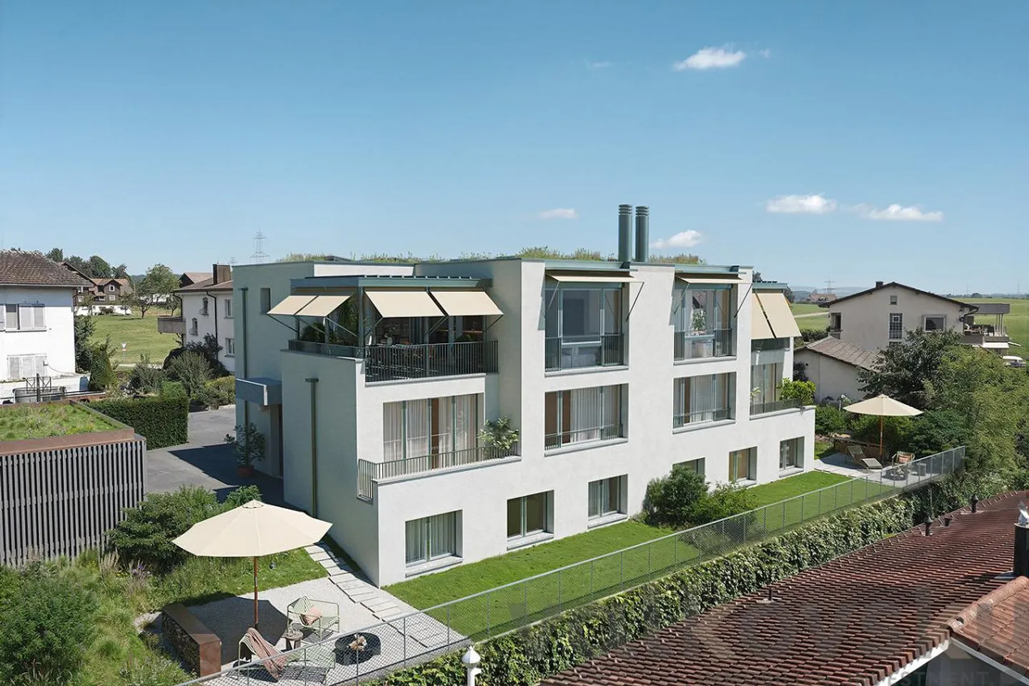 Moderner Duplex mit Aussicht - Foto 1 von 6