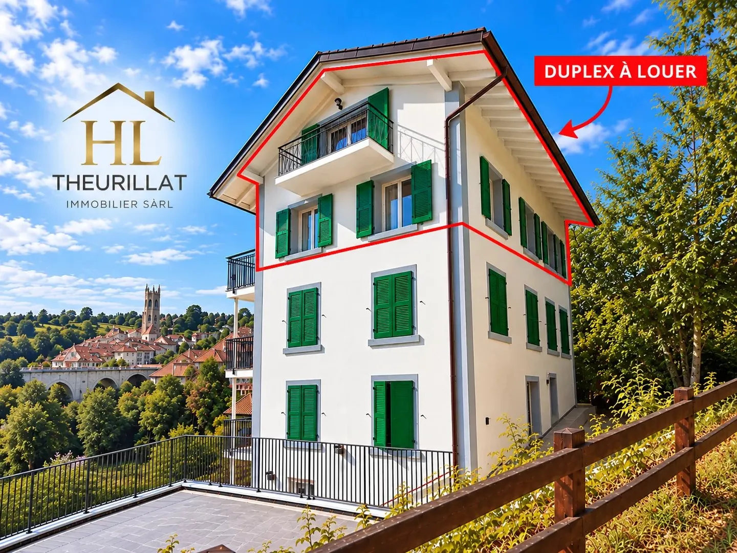 Duplexwohnung mit Stadtblick - Foto 1 von 9