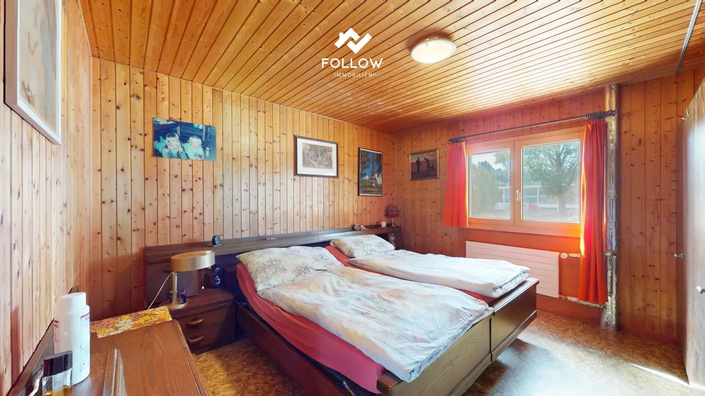 Objet de passion dans un emplacement premium absolu : Chalet avec grand terrain directement sur l'Aare - Photo 10 sur 24