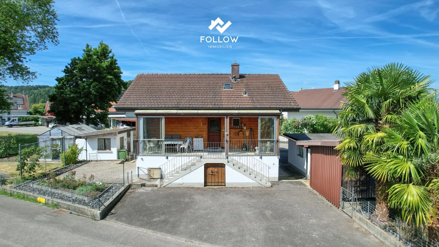 Objet de passion dans un emplacement premium absolu : Chalet avec grand terrain directement sur l'Aare - Photo 11 sur 24