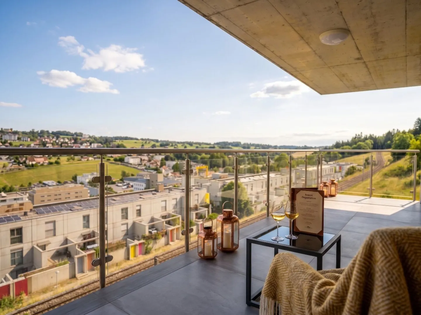 Wunderschöne 4,5 Zimmer in La Chaux-de-Fonds - Helligkeit und Ungehinderte Aussicht - Foto 1 von 5