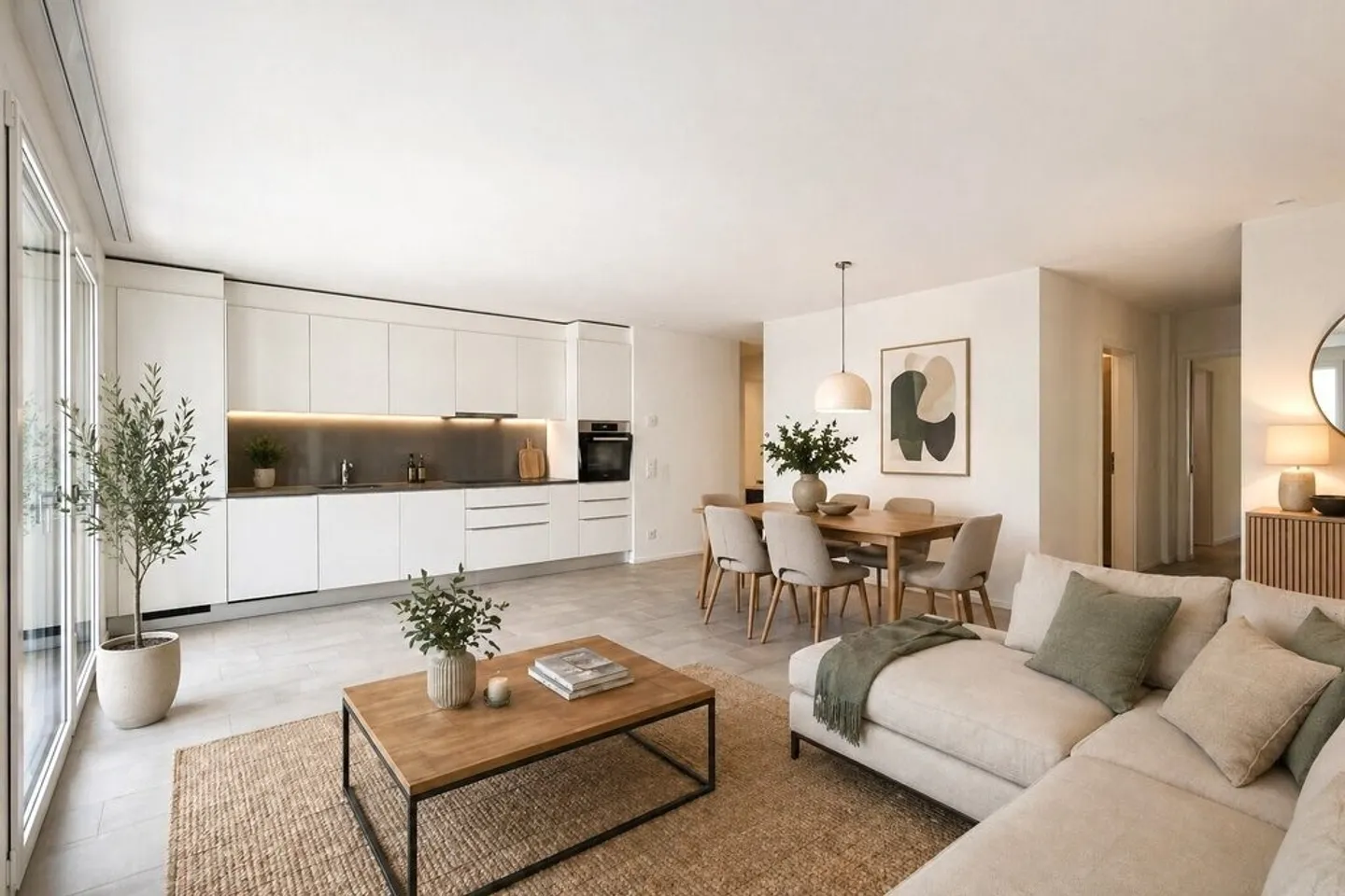 Appartement moderne dans parc vert - Photo 3 sur 9