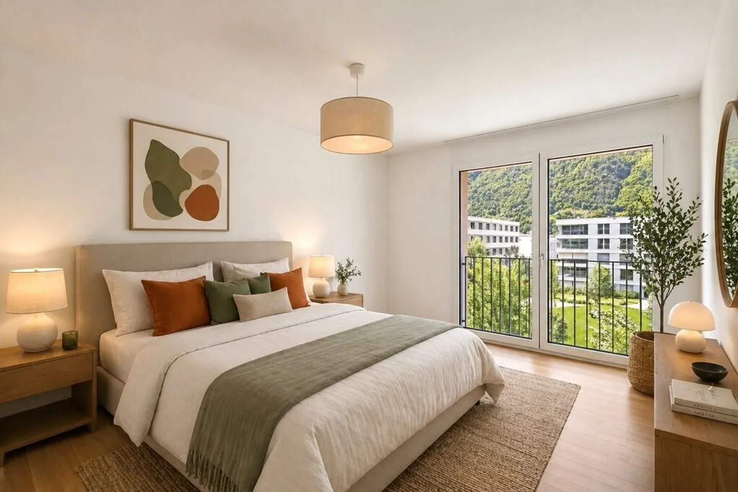 Appartement moderne dans parc vert - Photo 4 sur 9