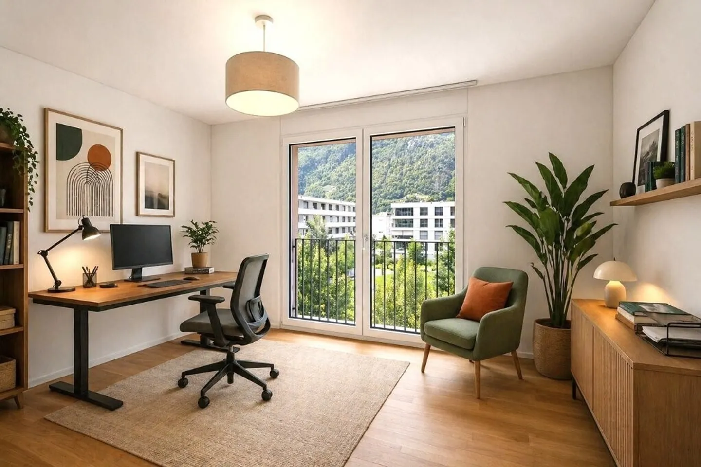 Appartement moderne dans parc vert - Photo 5 sur 9