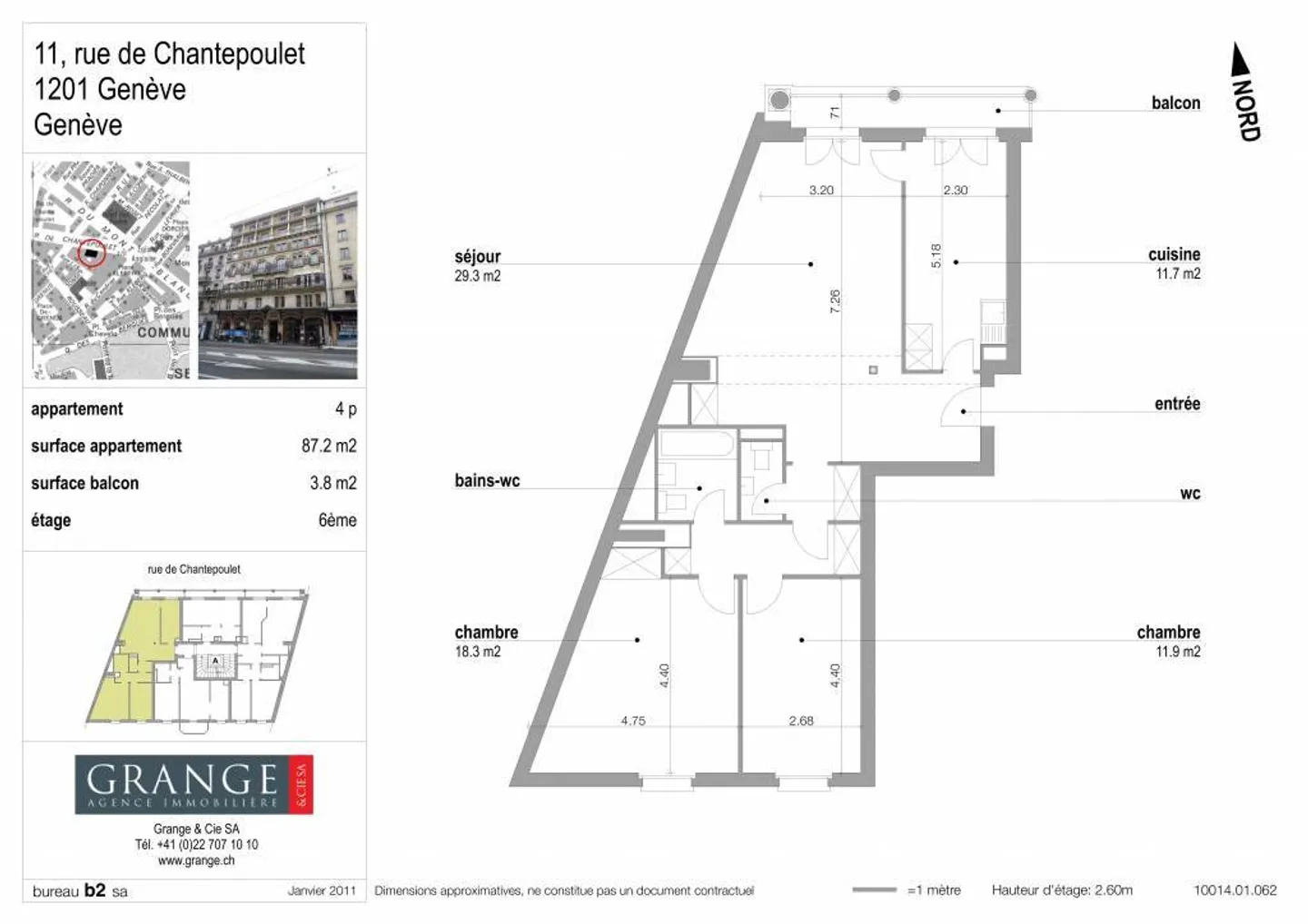 Charmant Appartement 4 Pièces - Photo 2 sur 2