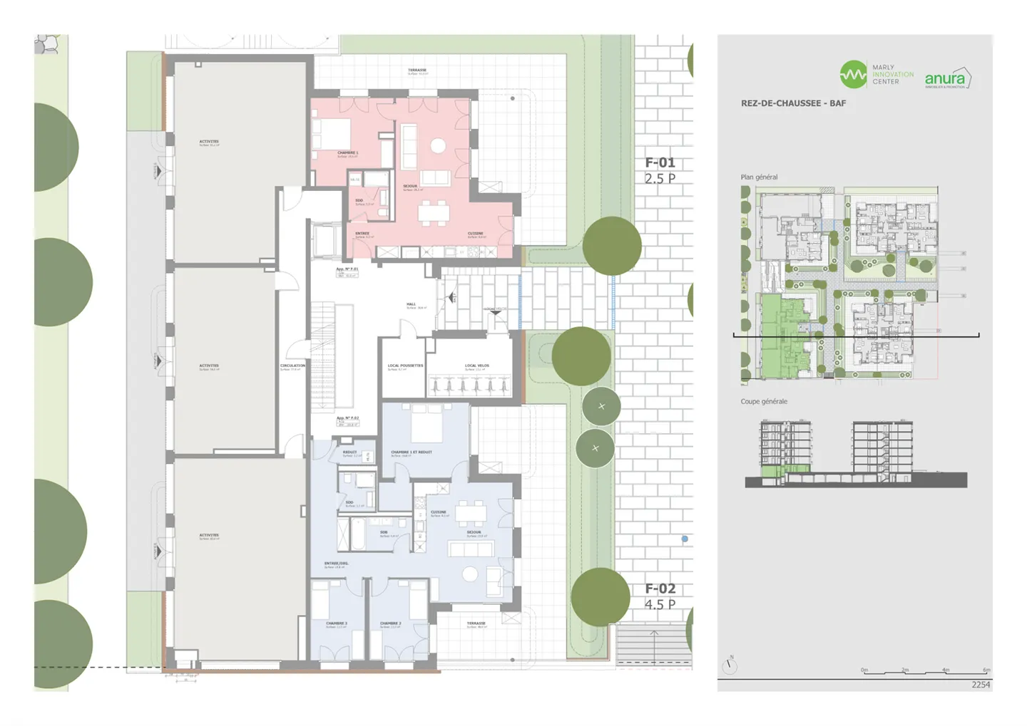 Prairie 2 - Gewerbeflächen von 55 m2 bis 171 m2 im Erdgeschoss - Foto 5 von 9