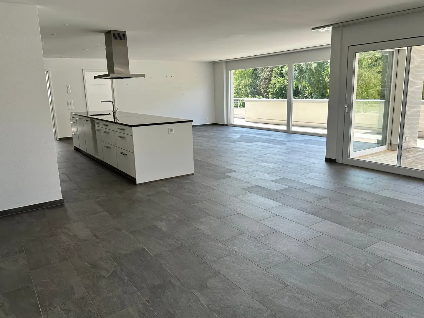 Stylish 4.5-room penthouse apartment with high-quality furnishings and a view of greenery - Photo 7 of 28
