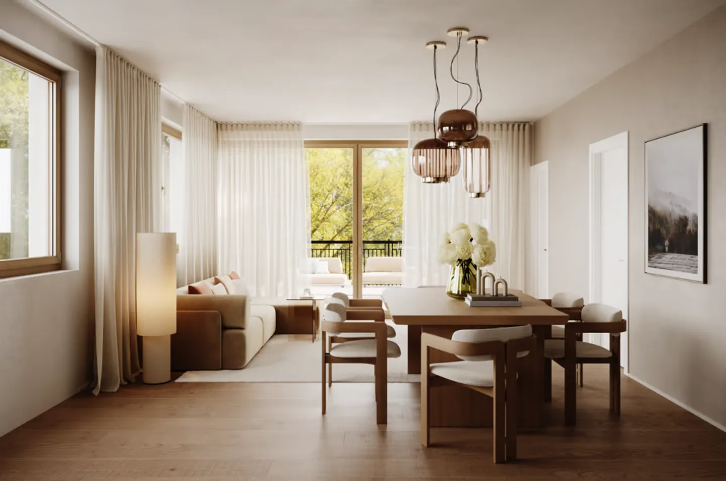 Modernes Apartment in Buchholz - Foto 3 von 8