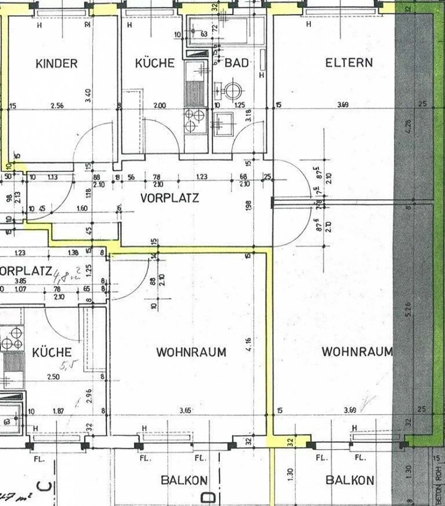 The beautiful 3-room apartment in the quiet southern district! - Photo 4 of 4