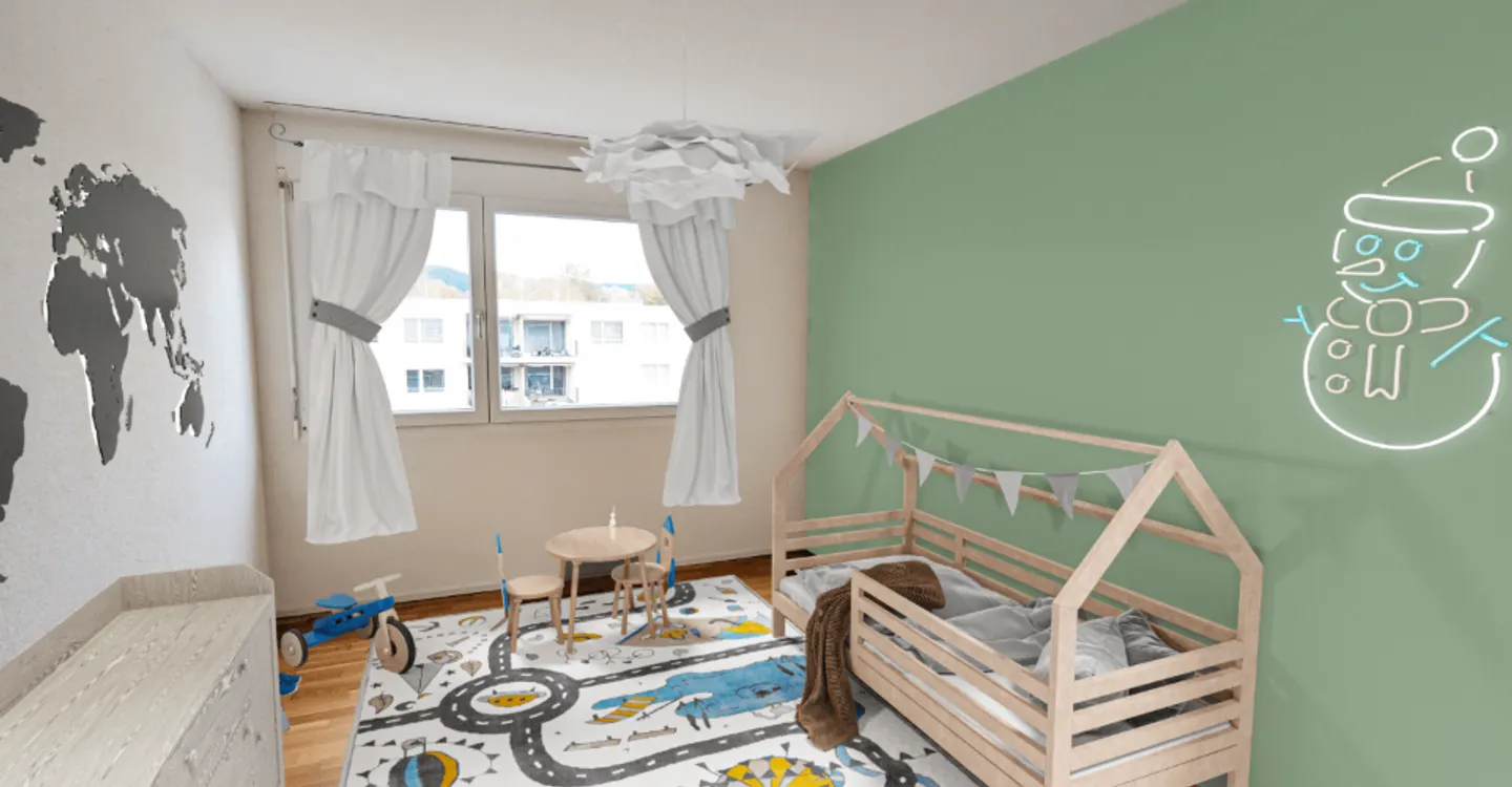 Bright 4.5-room apartment on the 2nd floor with washing column! - Photo 4 of 14