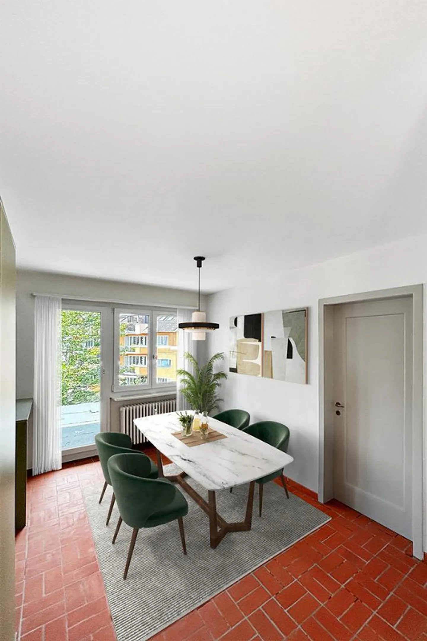 Appartement rénové de 3,5 pièces au rez-de-chaussée dans un emplacement central à Thalwil - Photo 3 sur 5