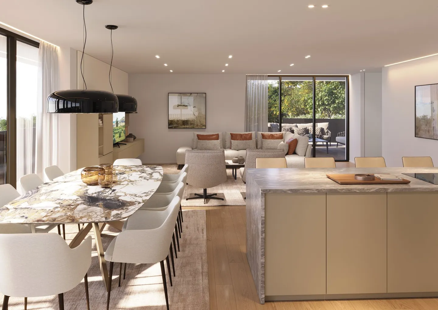 Appartement 3.5 pièces avec jardin privé – Résidence Oasis | Pregassona - Photo 5 sur 19