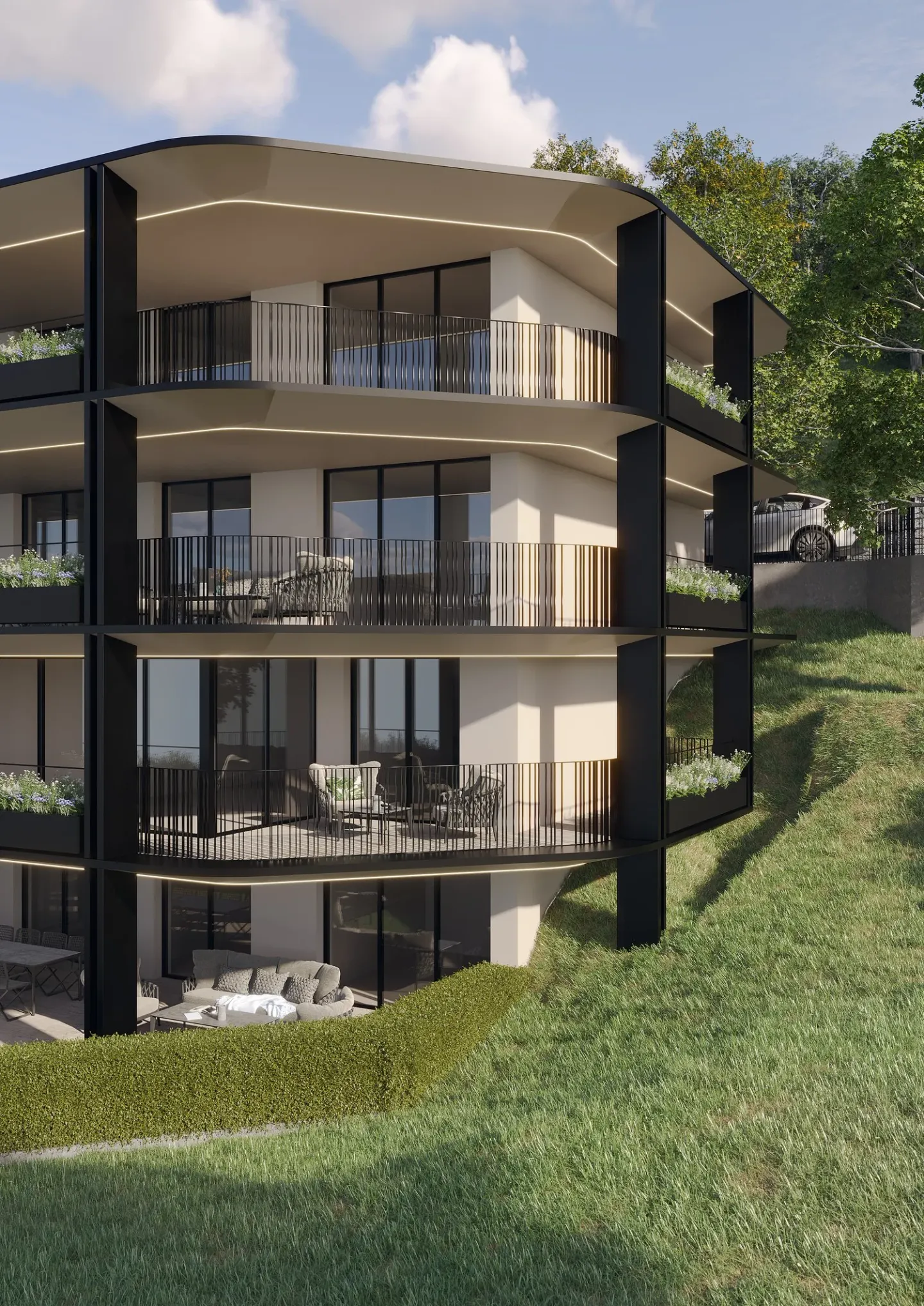 Appartement 3.5 pièces avec jardin privé – Résidence Oasis | Pregassona - Photo 13 sur 19
