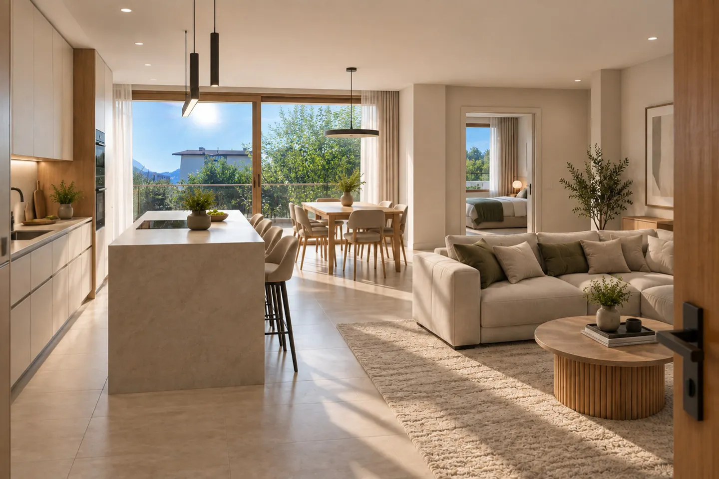 Appartement contemporain 4,5 pièces - Photo 1 sur 5