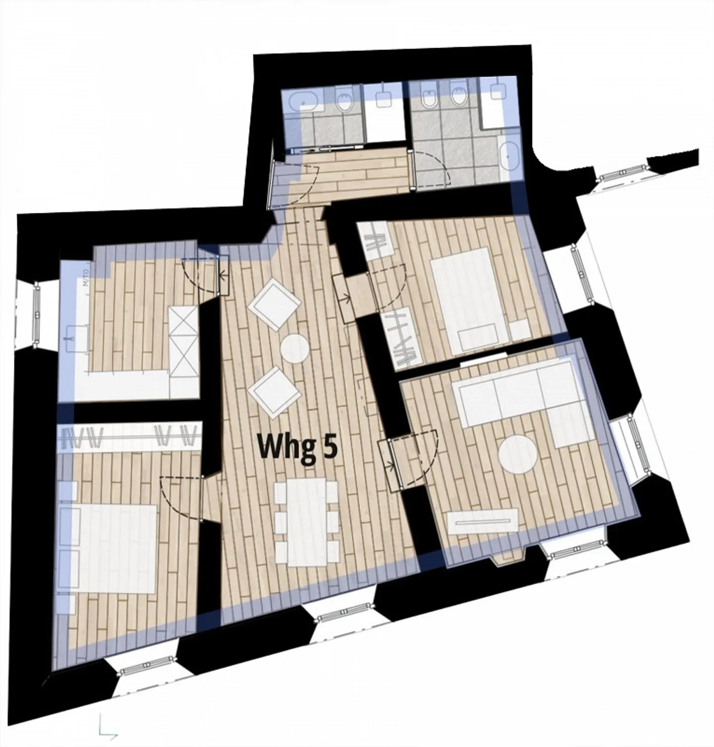 A 4.5-Room Apartment in the Heart of Samedan Located on the 2nd floor - Photo 9 of 9