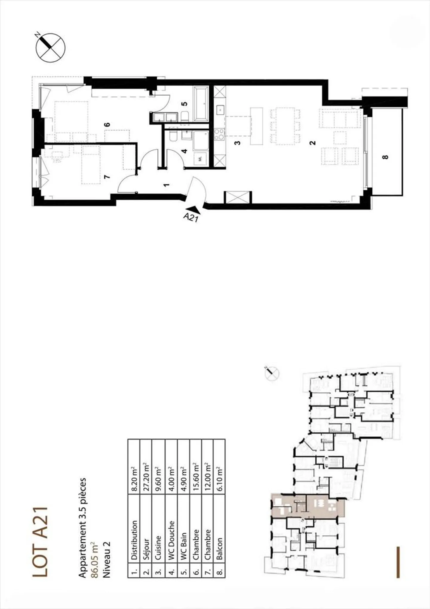 Apartment with 3.5 rooms - Photo 11 of 13