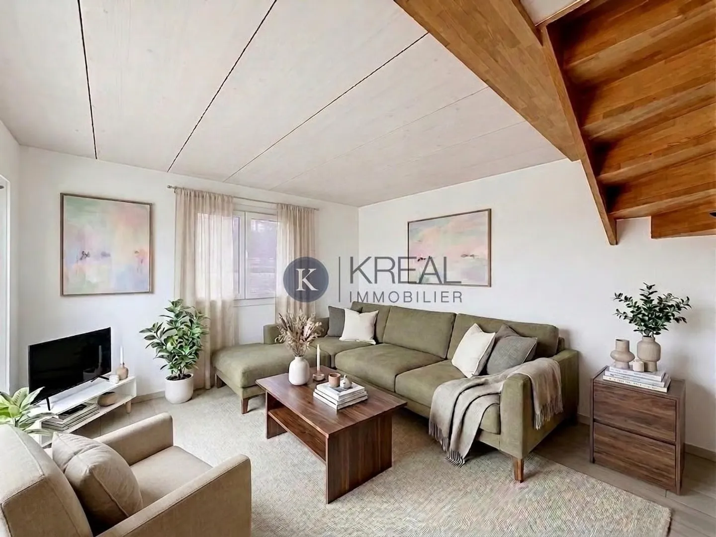 SUGNENS - Appartamento duplex di 5,5 locali con giardino di 70 m² - Foto 4 di 10