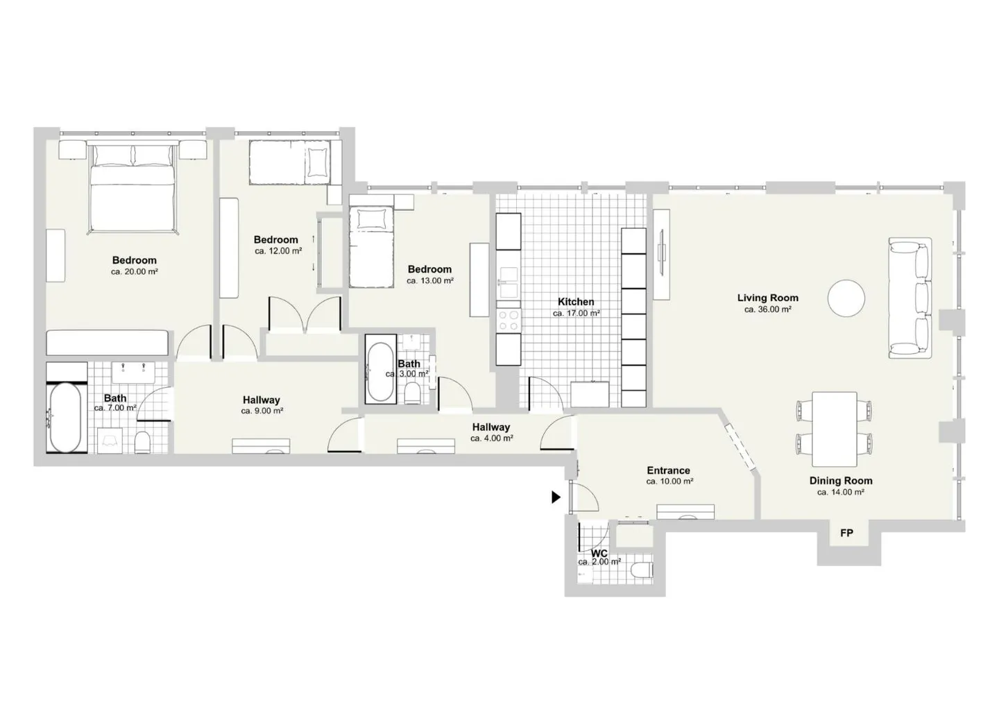 Appartement de prestige avec vue sur le lac - Photo 6 sur 6