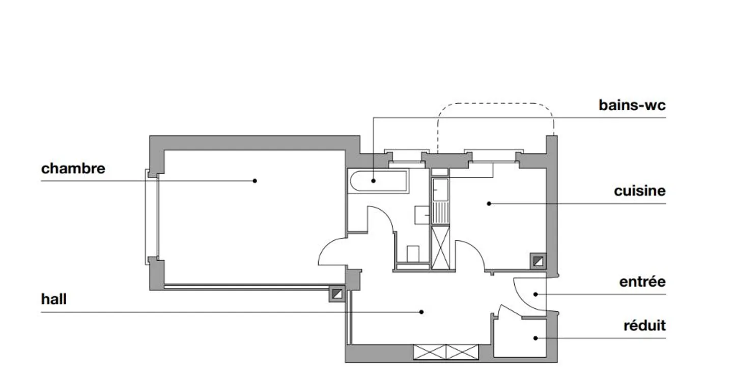 Wunderschöne 1,5-Zimmer-Wohnung in der Nähe der Innenstadt - Foto 5 von 5
