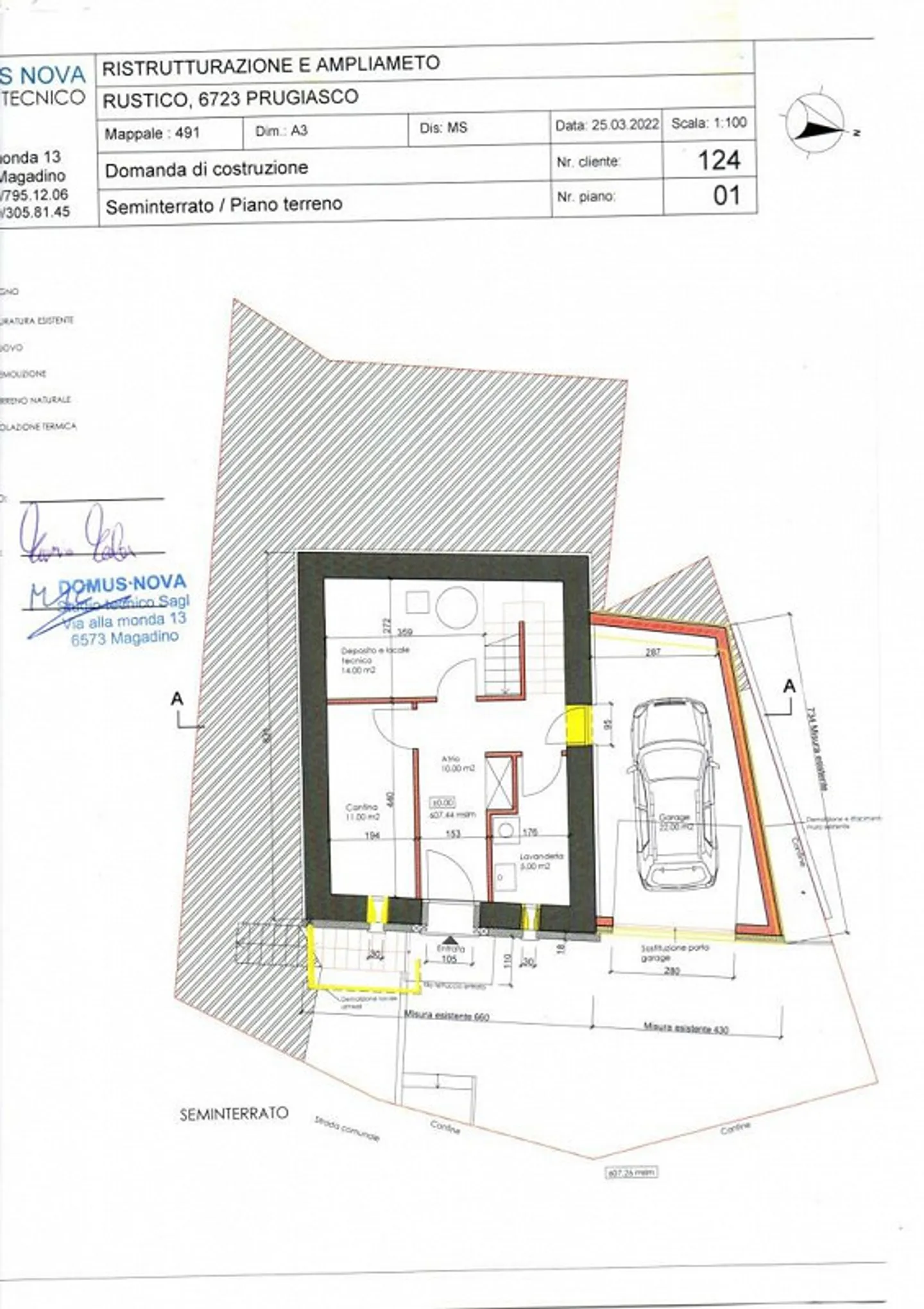Progetto di costruzione approvato per una casa di 4 locali in una posizione tranquilla e soleggiata ... - Foto 6 di 15