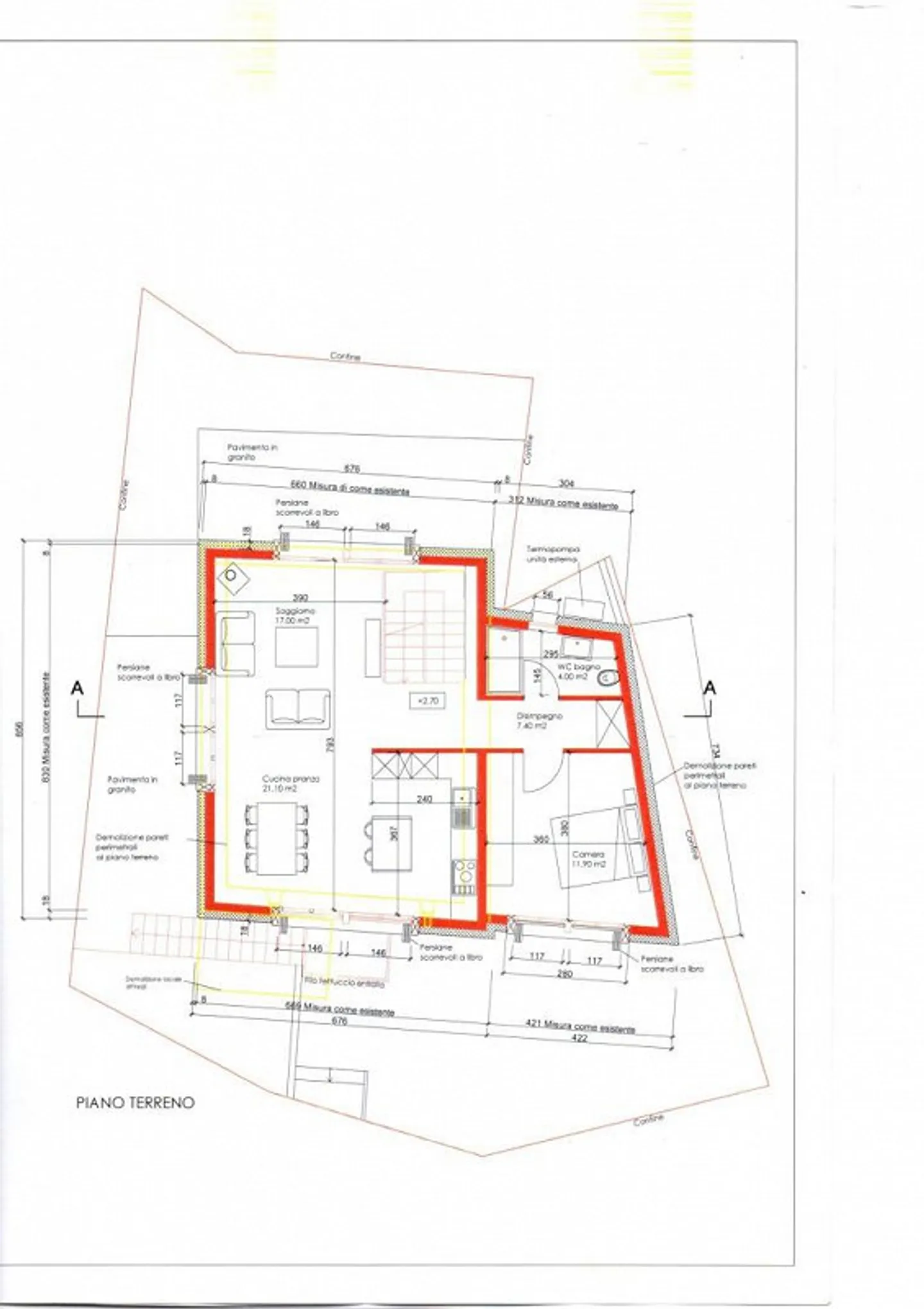 Progetto di costruzione approvato per una casa di 4 locali in una posizione tranquilla e soleggiata ... - Foto 7 di 15