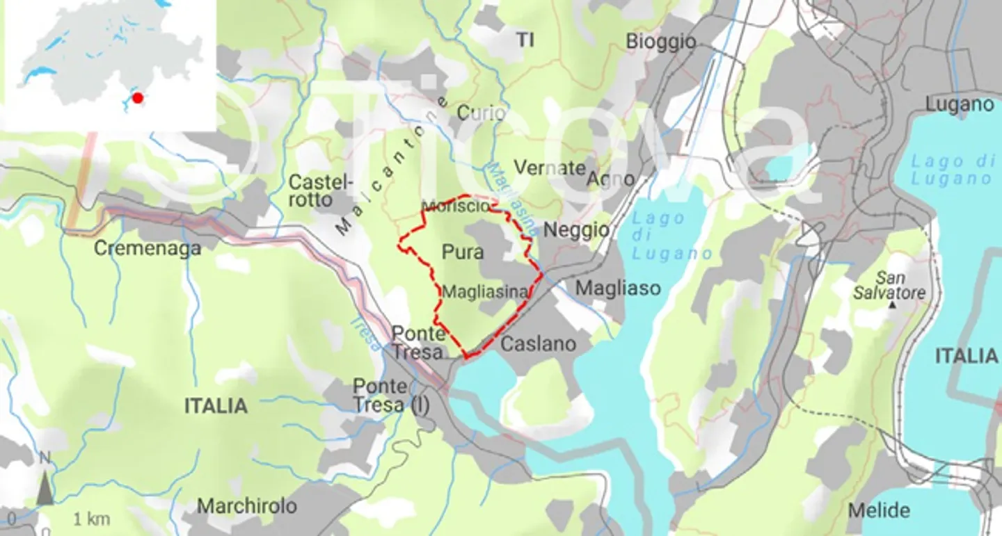 Appartamento con Giardino a Pura - Foto 10 di 10