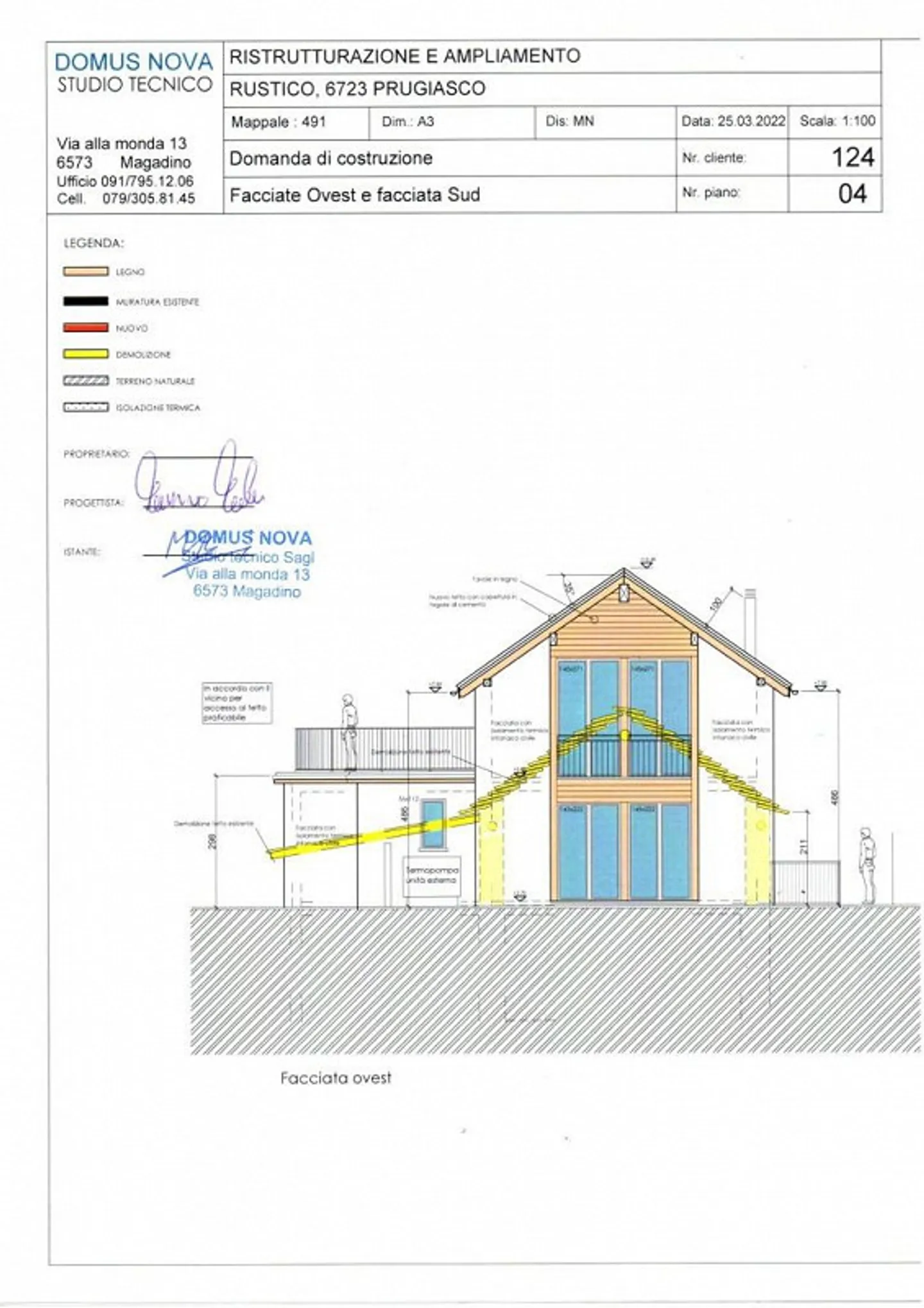 Progetto di costruzione approvato per una casa di 4 locali in una posizione tranquilla e soleggiata ... - Foto 12 di 15