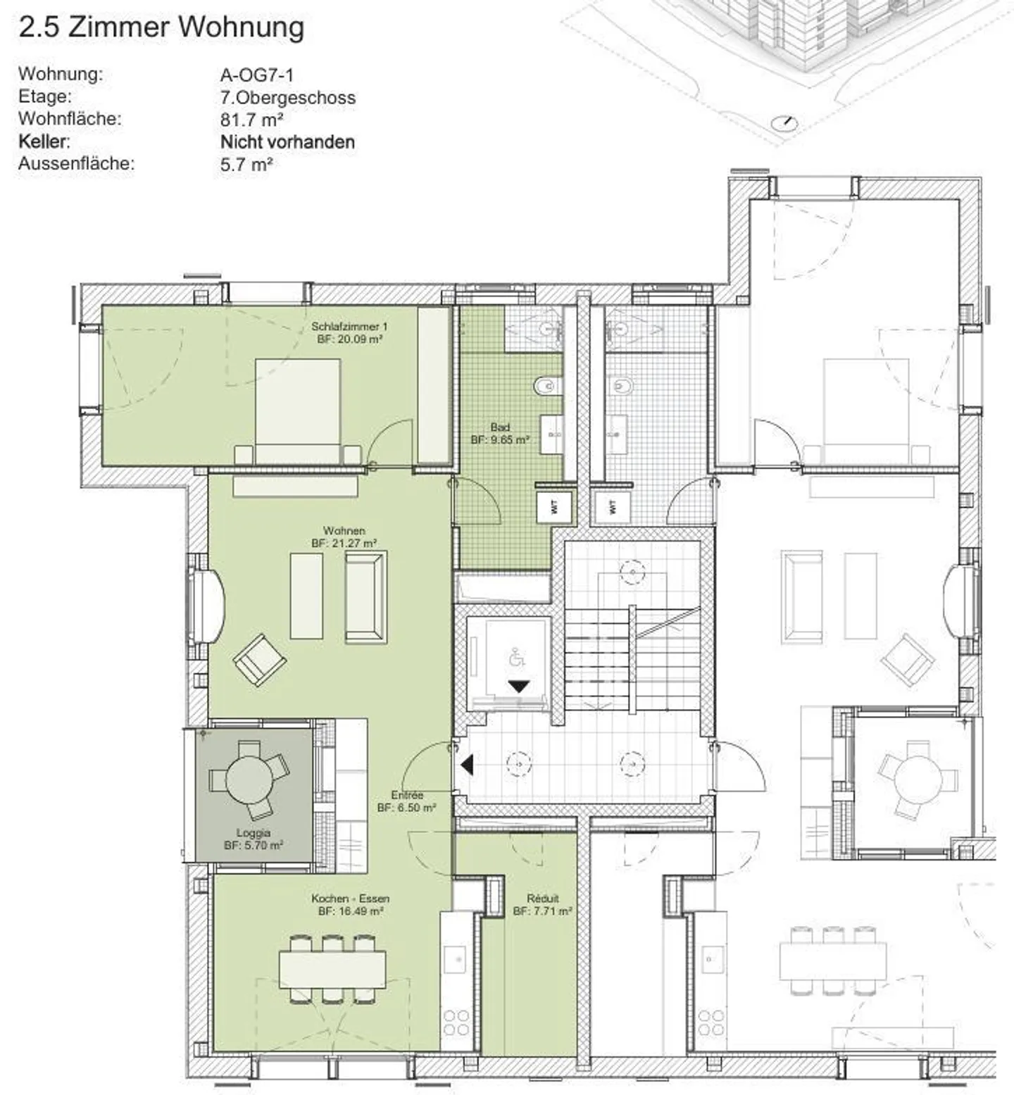 Nouvel appartement de 2 ½ pièces avec la plus belle vue à Zurich à louer - Photo 6 sur 6