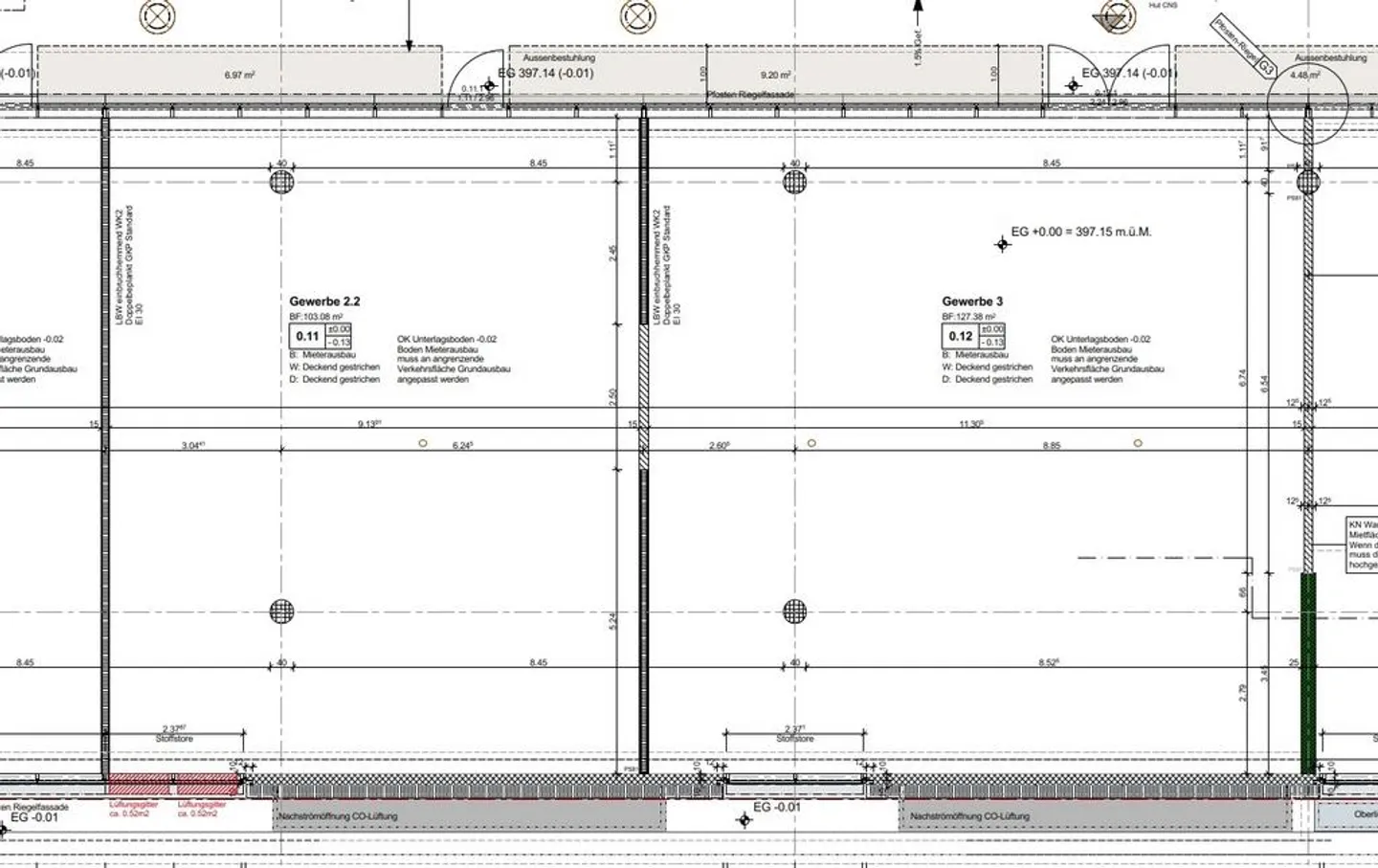 103m2 bis 230m2 Gewerbe-/Bürofläche direkt am Bahnhof zu vermieten - Foto 4 von 4