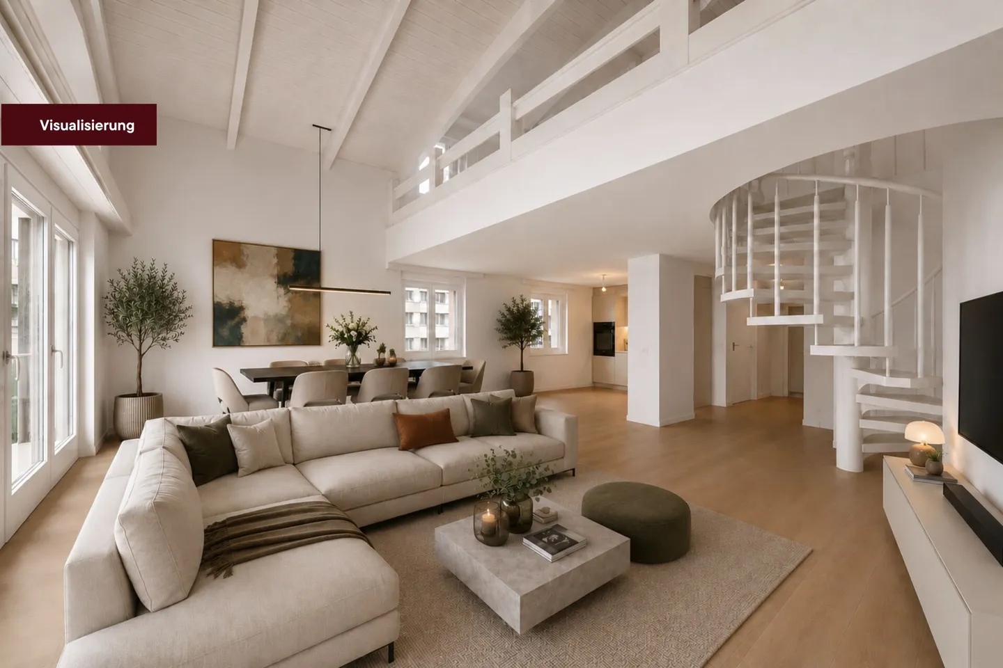 170 m² living experience with character and Valais mountain panorama - Photo 1 of 13
