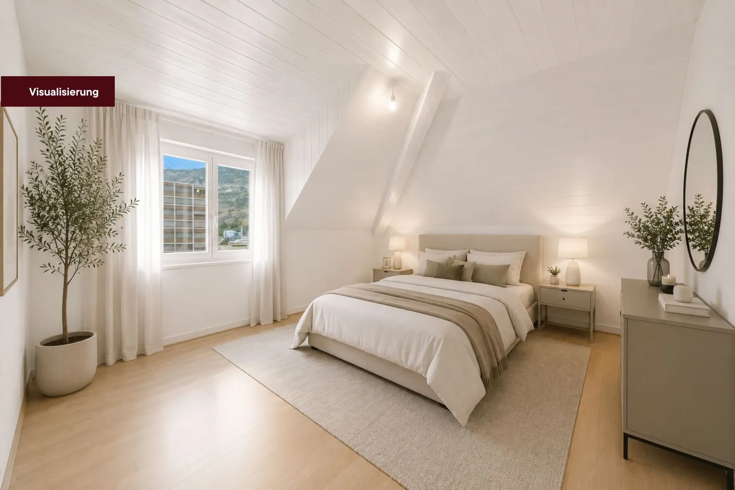 170 m² living experience with character and Valais mountain panorama - Photo 10 of 13