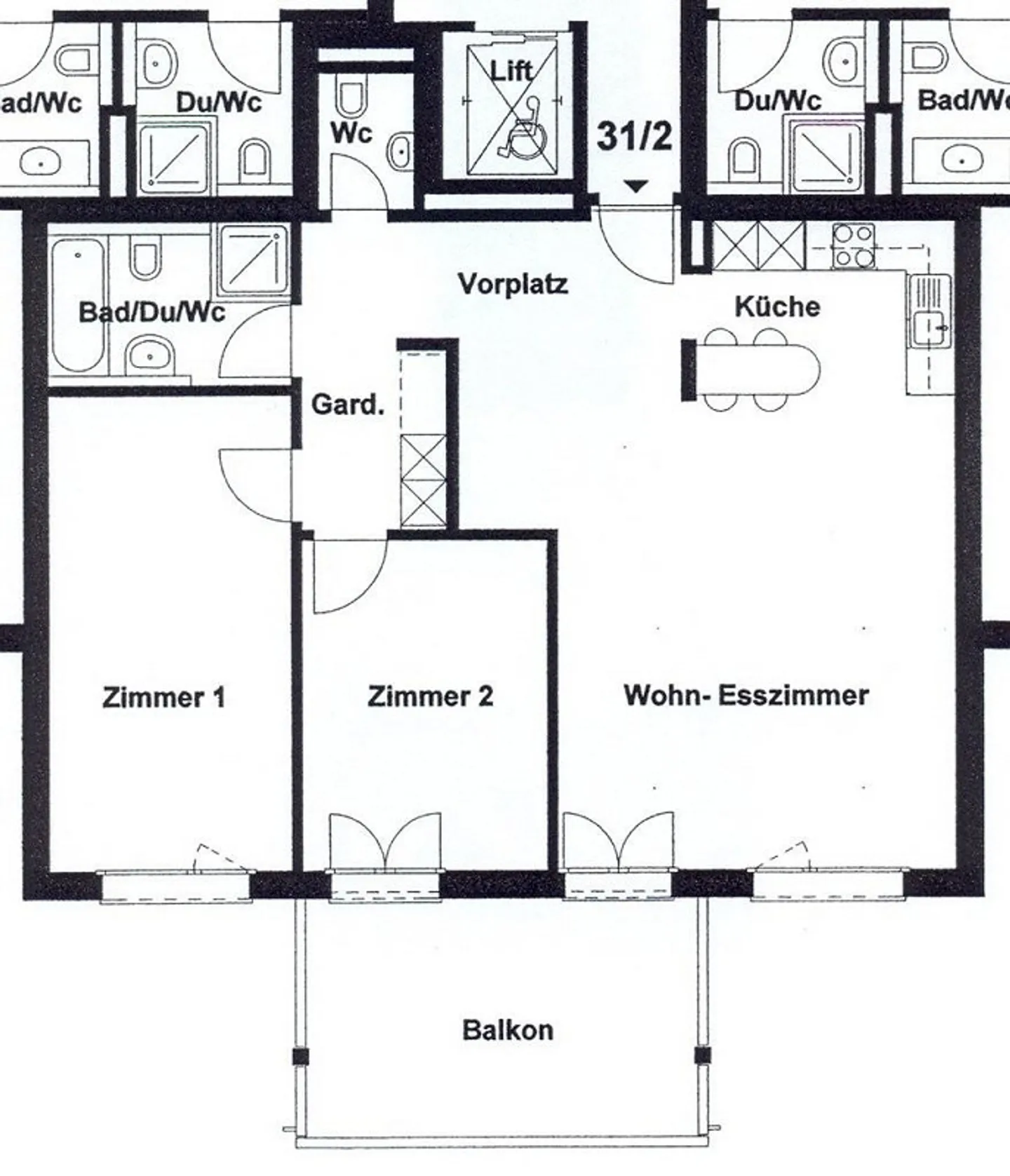 L'appartamento confortevole di 3 1/2 stanze! - Foto 7 di 7