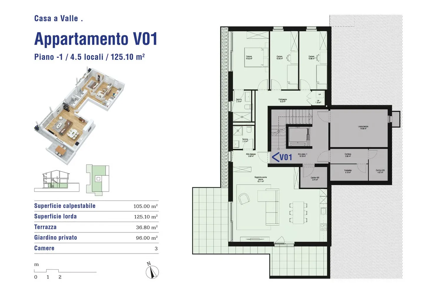Nuovo appartamento 4.5 locali con giardino a Cadenazzo - Photo 10 of 10