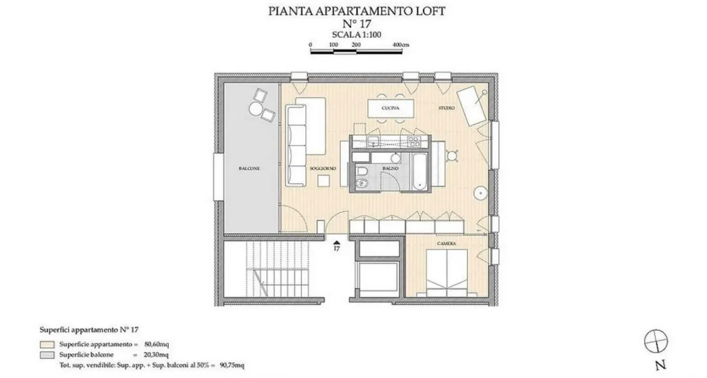 LUGANO I LOFT MODERNO E ARREDATO A POCHI MINUTI DAL CENTRO - Foto 7 di 7