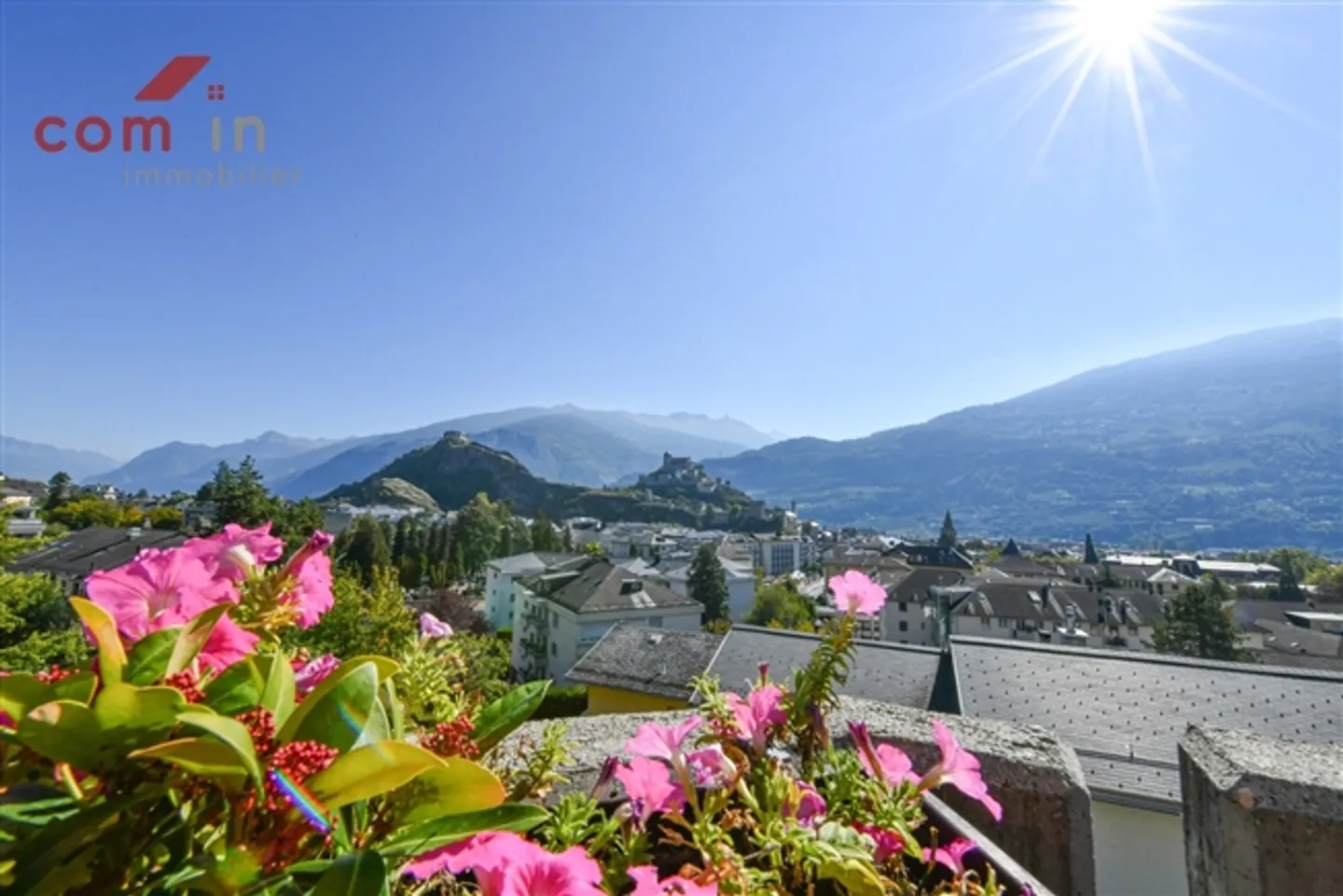 SION, penthouse de 6,5 pièces avec vue sur le centre de randonnée et le château - Photo 1 sur 20