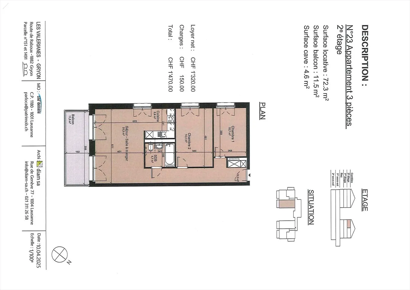 Magnifico appartamento di 3 stanze nuovo con vista panoramica - Foto 2 di 2