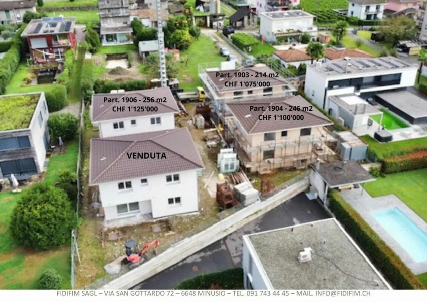 À VENDRE À CUGNASCO - NOUVEAUX MAISONS INDIVIDUELLES DE 5,5 PIÈCES DANS UN ENDROIT CALME - Photo 3 sur 24