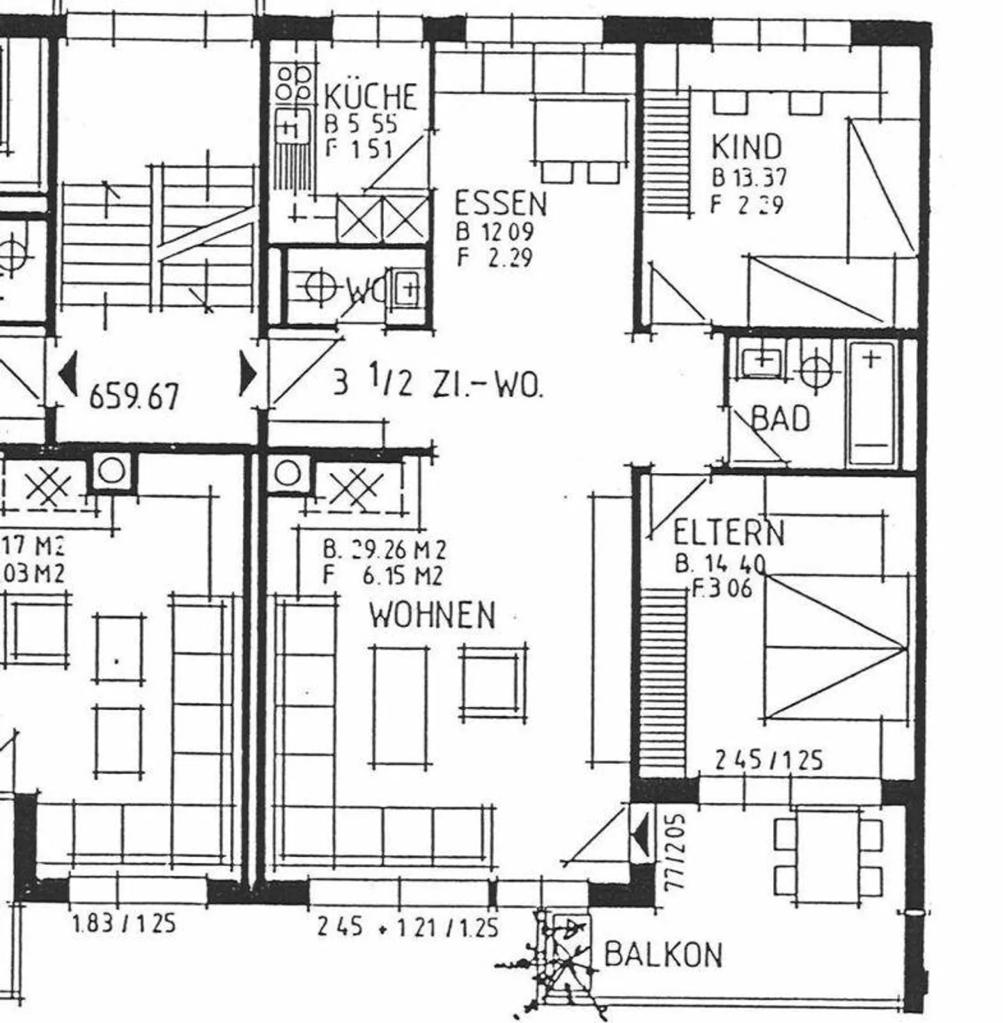 Appartamento 3.5 camere affascinante - Foto 10 di 11