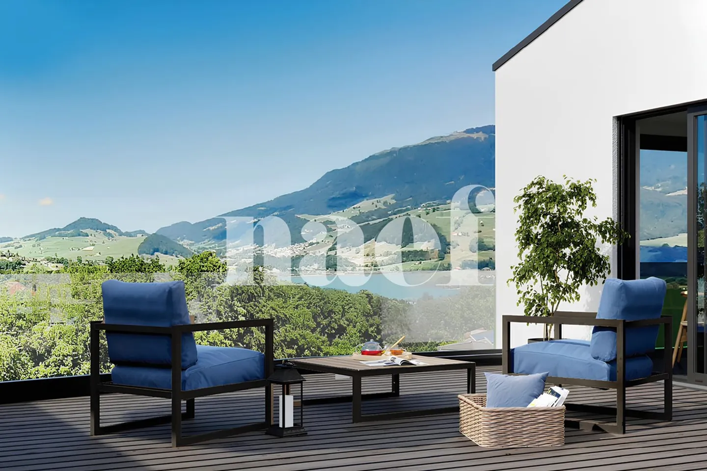 Wohnung/Villa mit 5.5 Zimmern und atemberaubendem Blick in Sorens zum Verkauf - Photo 5 sur 6