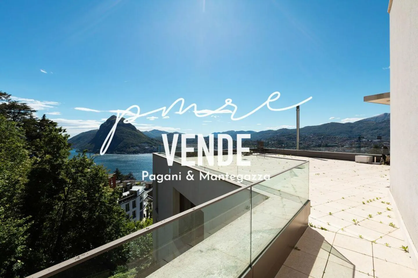 LUGANO RUVIGLIANA | MODERNA VILLA DI PREGIO CON EMOZIONANTE VISTA LAGO - Foto 8 di 11