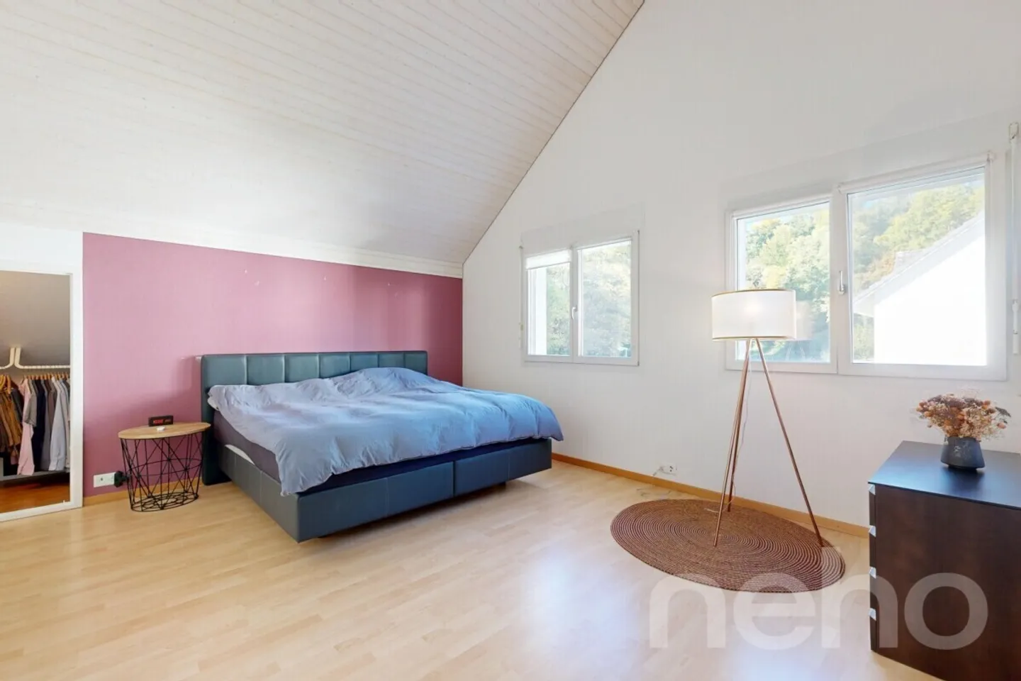 Maison de ville d'angle de 5,5 pièces bien entretenue à Lufingen - Photo 9 sur 12